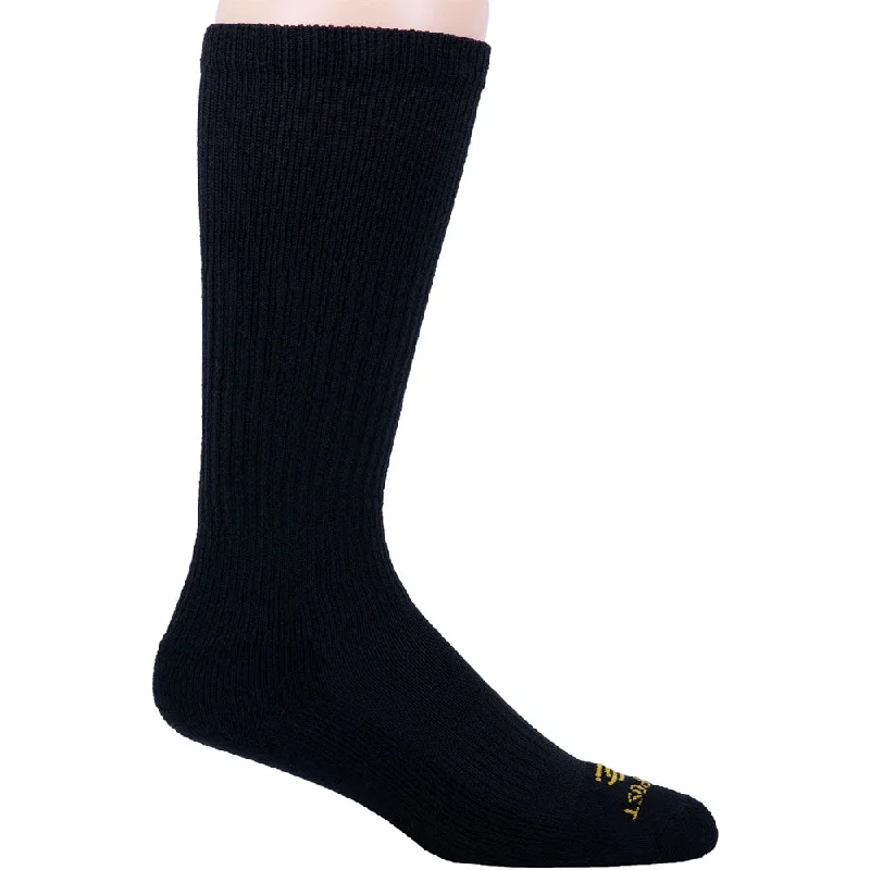 DPCBC Dan Post Men's Cowboy Certified Over the Calf Socks - BLACK