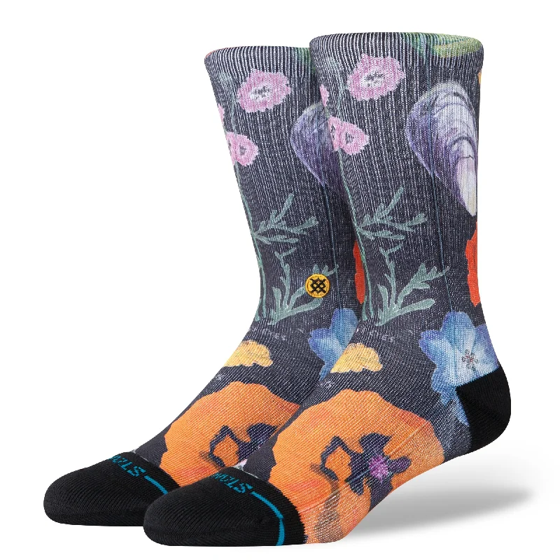 LUCIAS FLORAL CREW SOCK