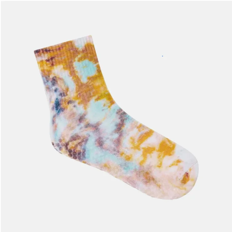 Crew Aerial Print Grip Socks (Barre / Pilates)