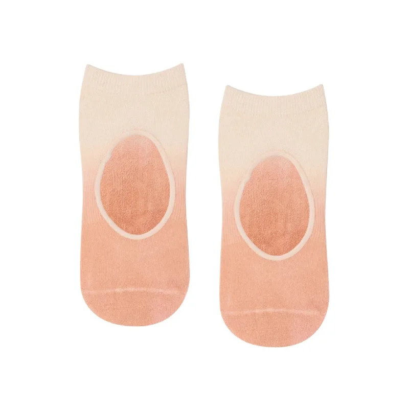 Slide On Grip Socks - Fade Coral (Barre / Pilates)