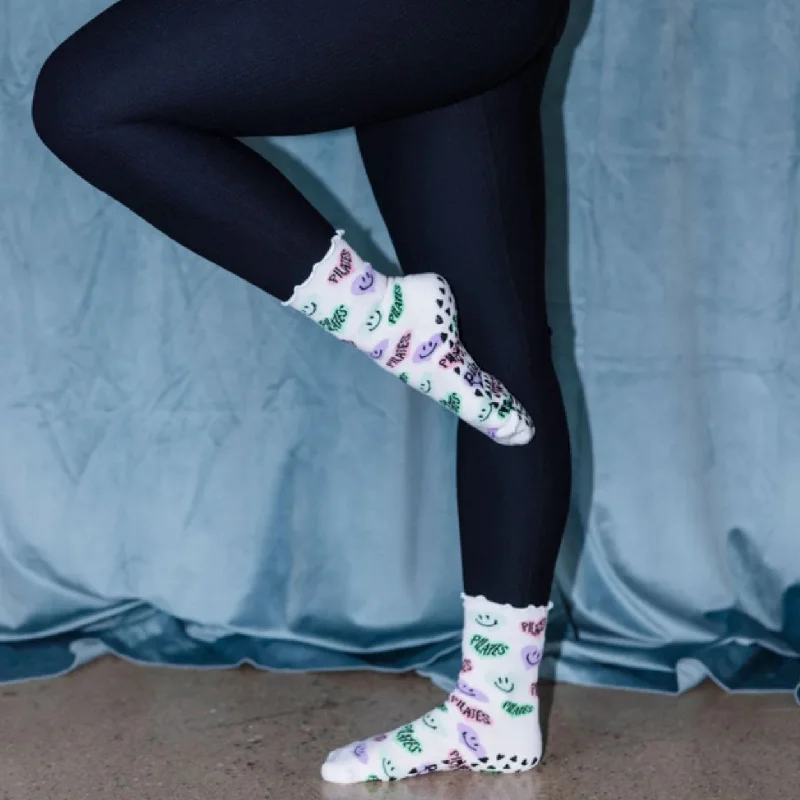 The Lover Ruffle - Grip Sock  (Barre / Pilates)