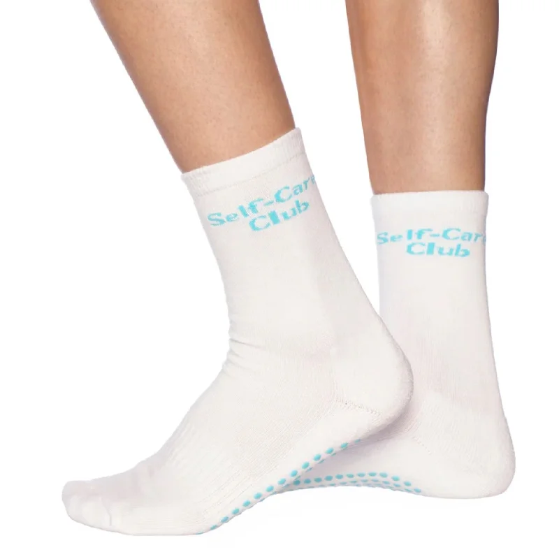 Self Care Club - Crew Grip Sock (Barre / Pilates)