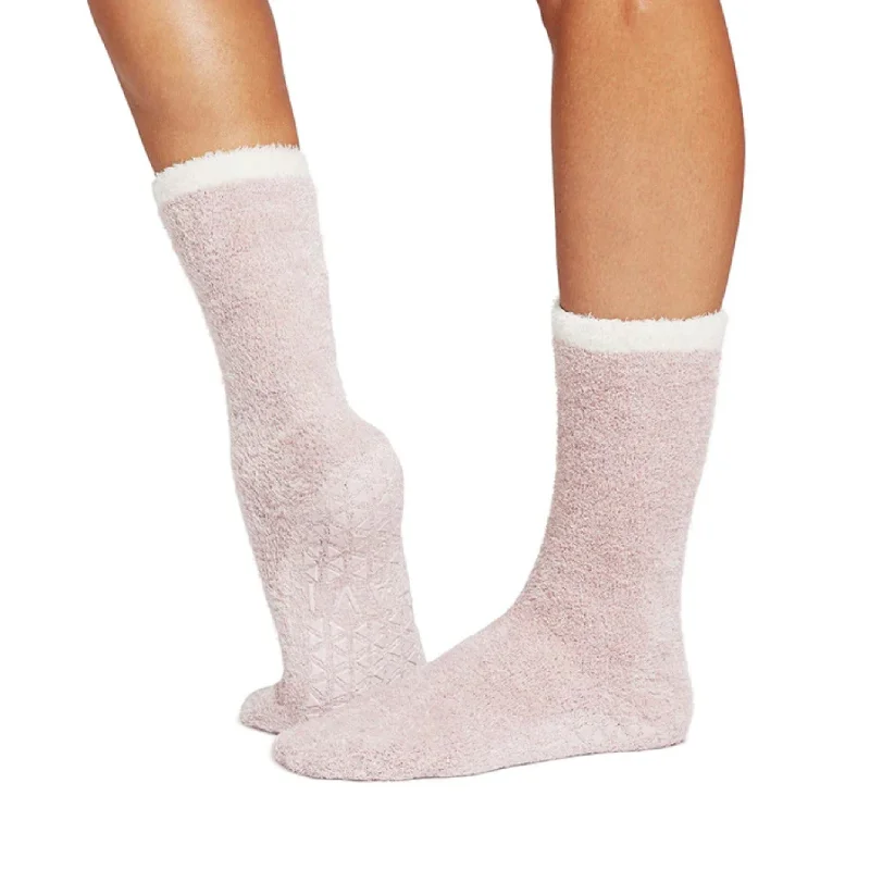 Lounge Crew Grip Socks - Soft Blush (Pilates/Barre)