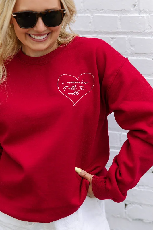 All Too Well Heart Sweatshirt