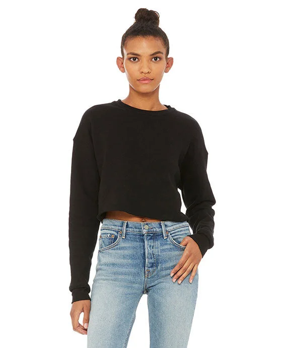 B7503 - Bella + Canvas Ladies Cropped Fleece Crewneck Sweatshirt