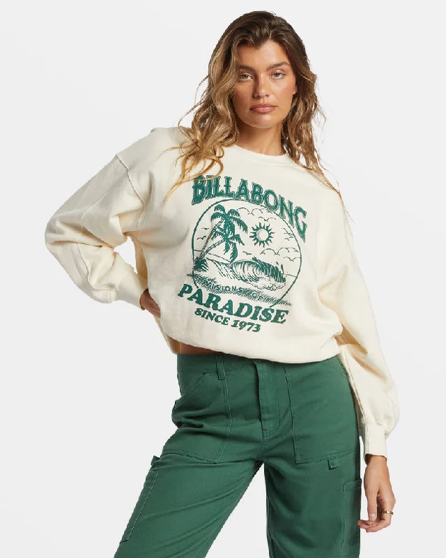 Billabong Fresh Take Crew Sweatshirt-White Cap