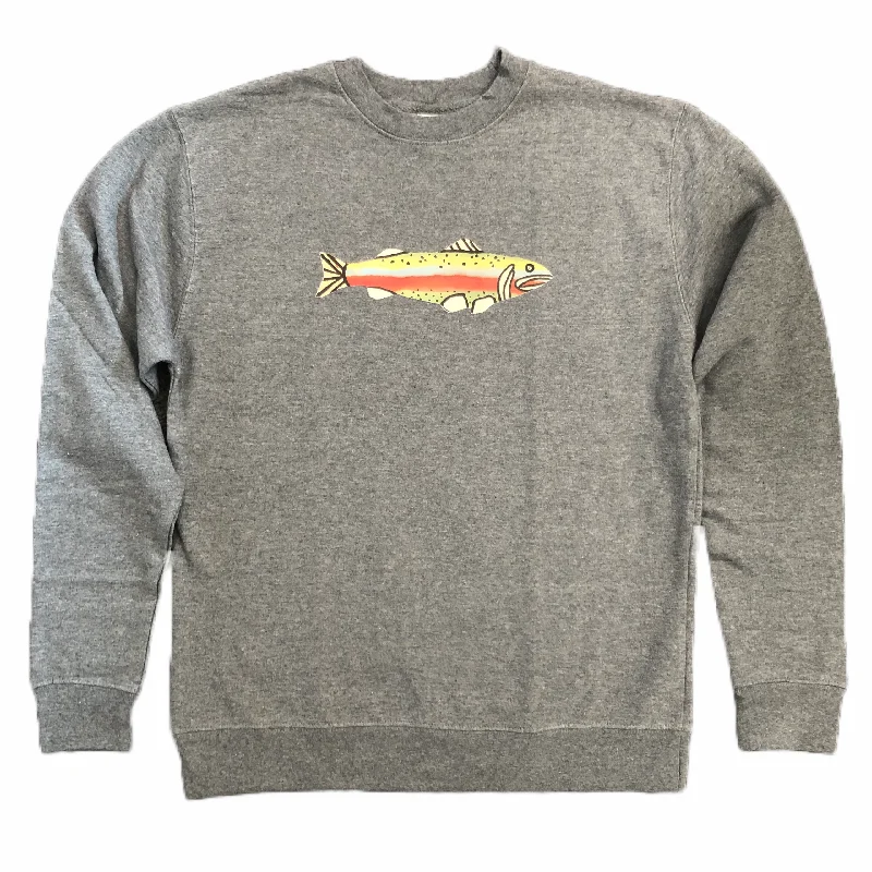 Friends of badknees #1 Sweatshirt - Matte Fish - Grey