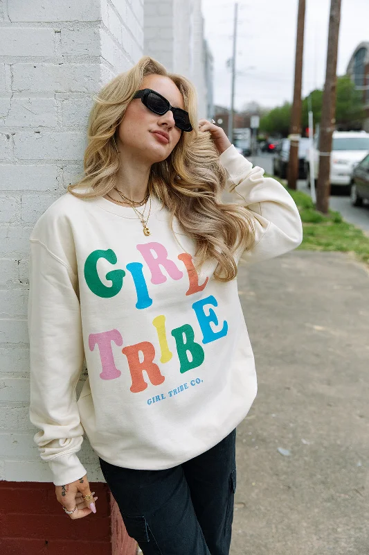 Girl Tribe Rainbow Sweatshirt