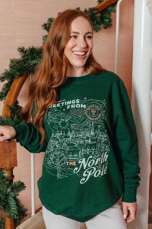 Greetings From The North Pole Sweatshirt