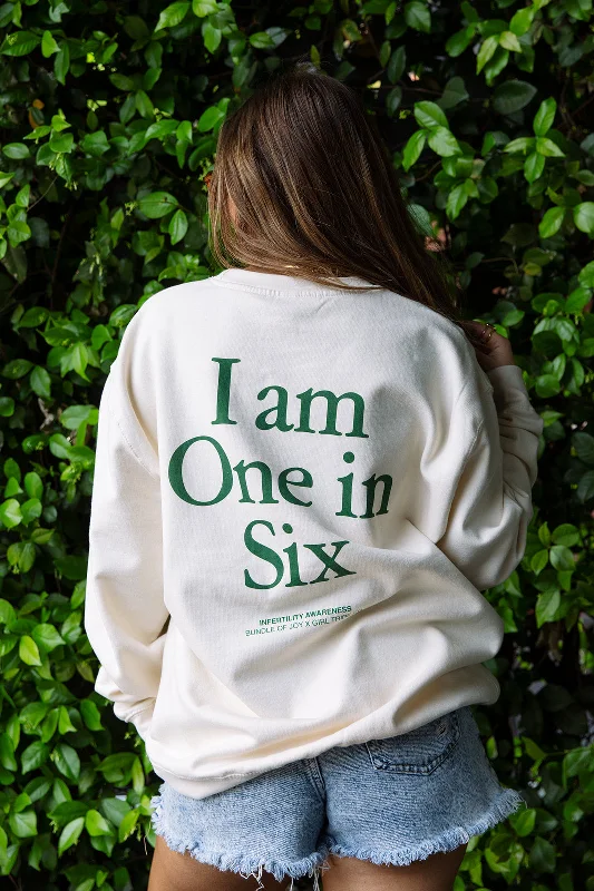 I Am One In Six Sweatshirt