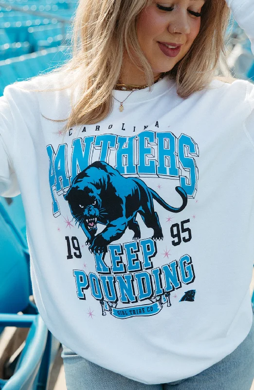 Starry Carolina Panthers Keep Pounding Sweatshirt