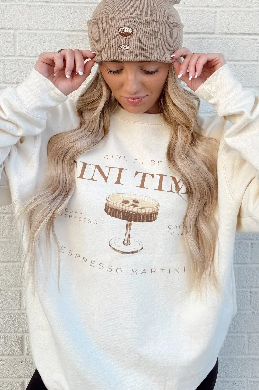 Tini Time Sweatshirt in Ivory