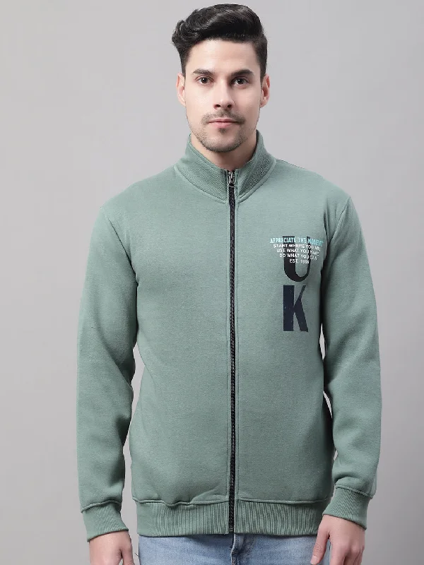 Men Green Sweatshirt