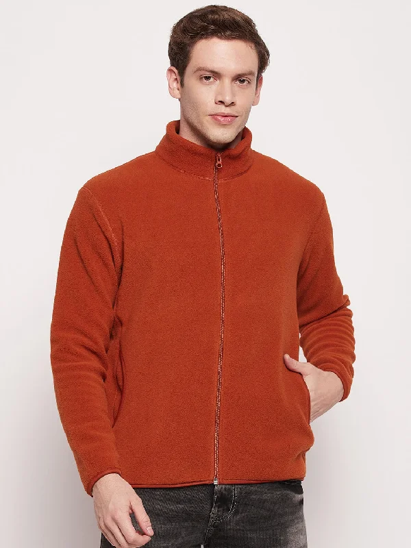 Men Rust Sweatshirt