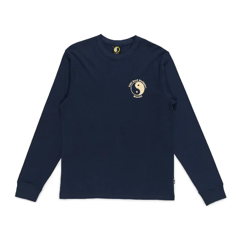 T&C Surf Designs YY Logo L/S Tee - Dark Navy