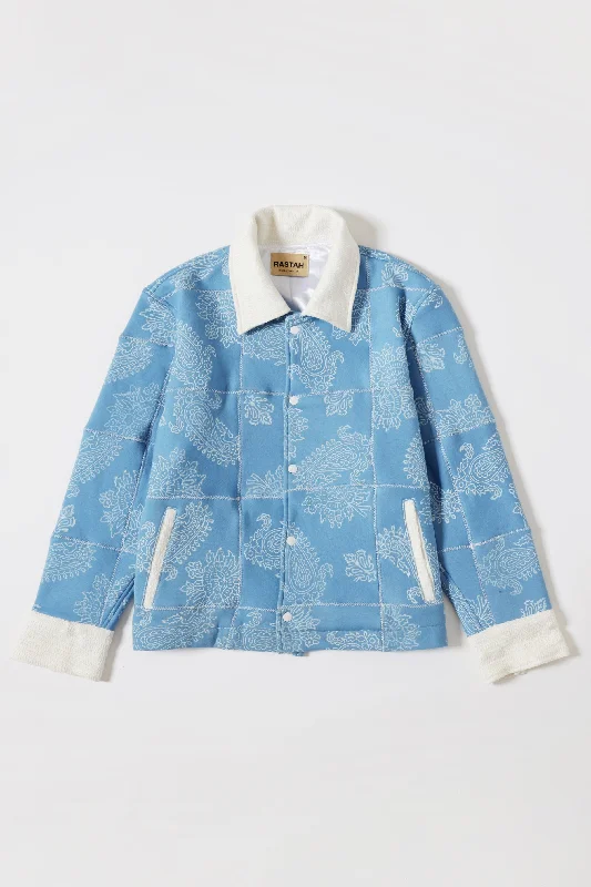 "Cerulean Threads" Jacket