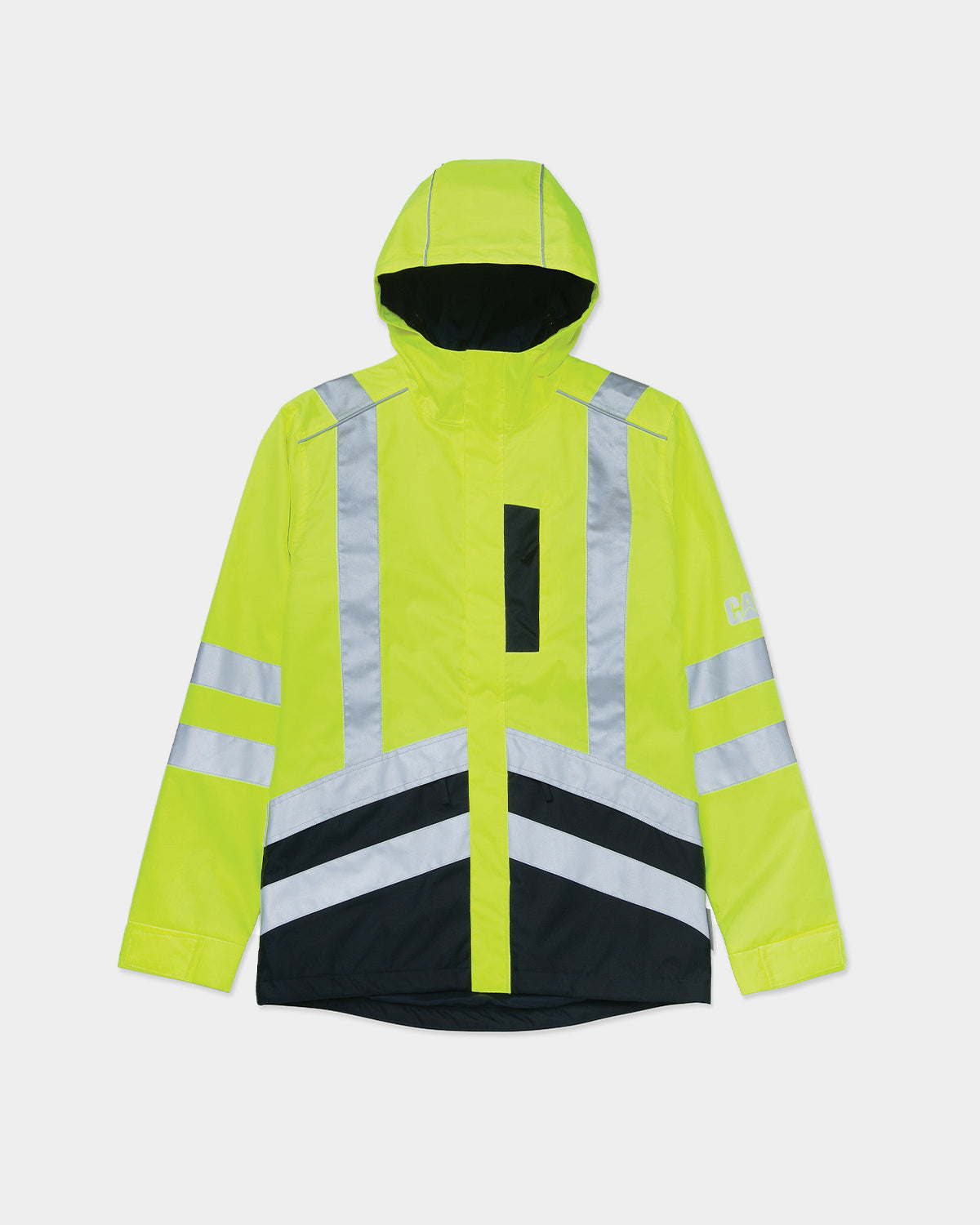 MEN'S HI-VIS WATERPROOF RAIN JACKET