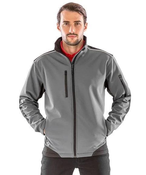 Result Men's Work-Guard Ripstop Softshell Site Jacket {R124A}