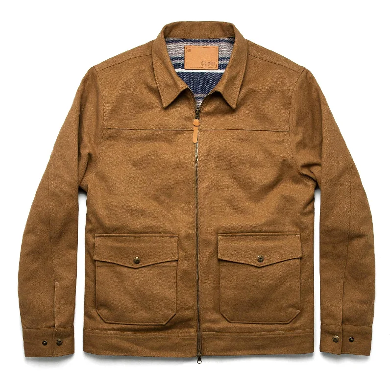 The Mechanic Jacket in British Khaki Boss Duck