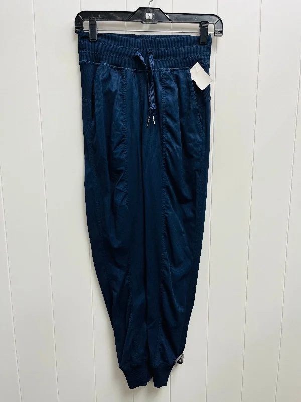 Athletic Pants By Lululemon In Navy, Size: 0