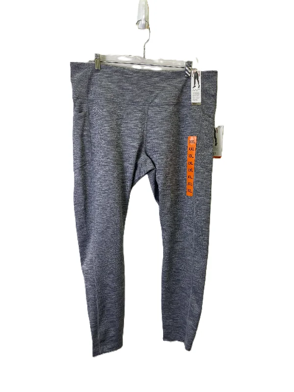 Athletic Pants By Mondetta In Grey, Size: 1x