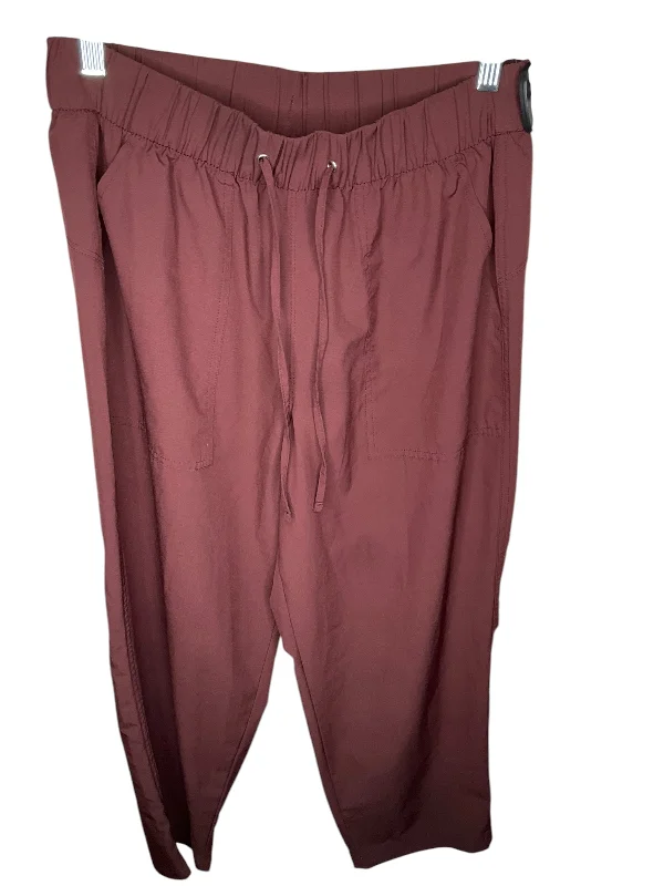 Athletic Pants By Old Navy In Red, Size: M