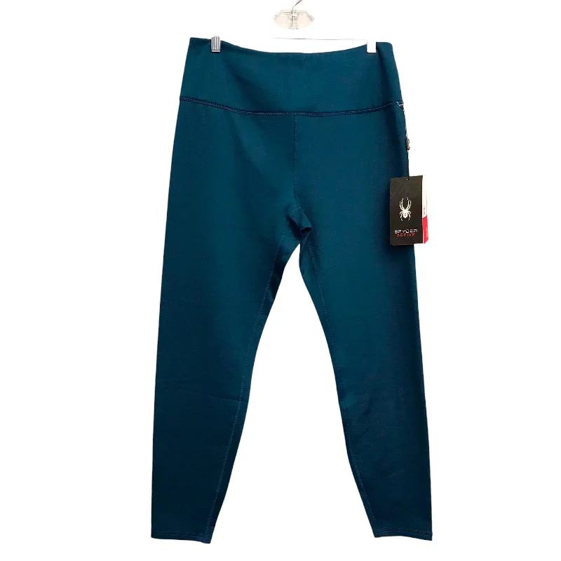 Athletic Pants By Spyder In Aqua, Size:Xl