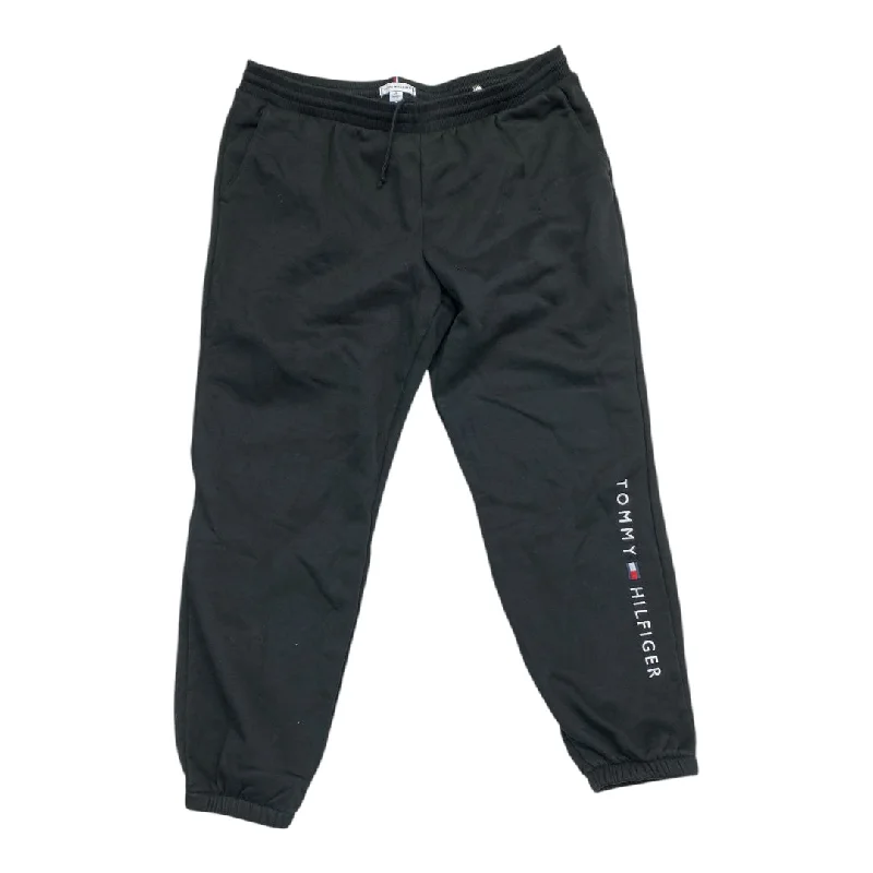 Athletic Pants By Tommy Hilfiger In Black, Size: L