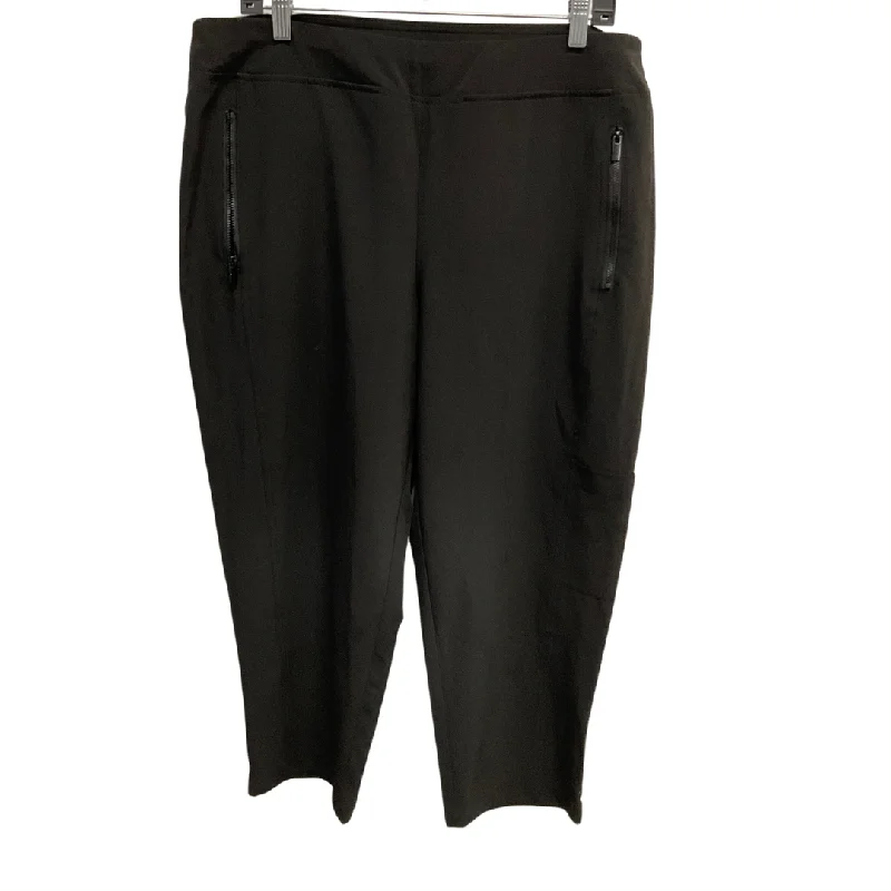 Athletic Pants By Zenergy By Chicos In Black, Size: L