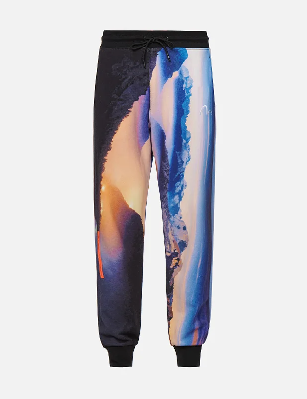 Sea of Cloud Print Sweatpants