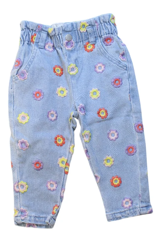 Seed Floral Jeans, 6-12M